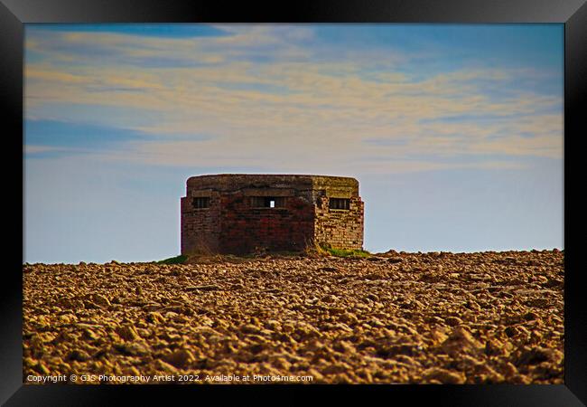 Pillbox from WW2 Framed Print by GJS Photography Artist