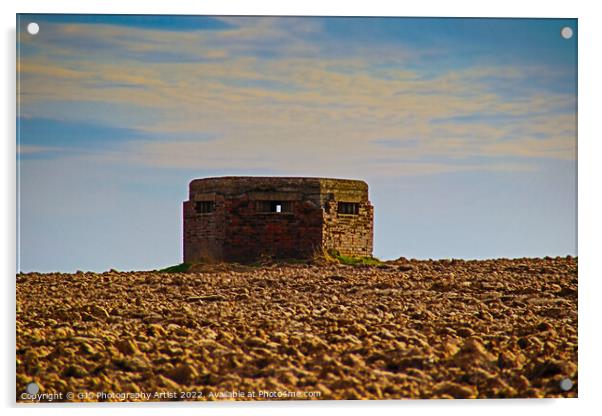 Pillbox from WW2 Acrylic by GJS Photography Artist