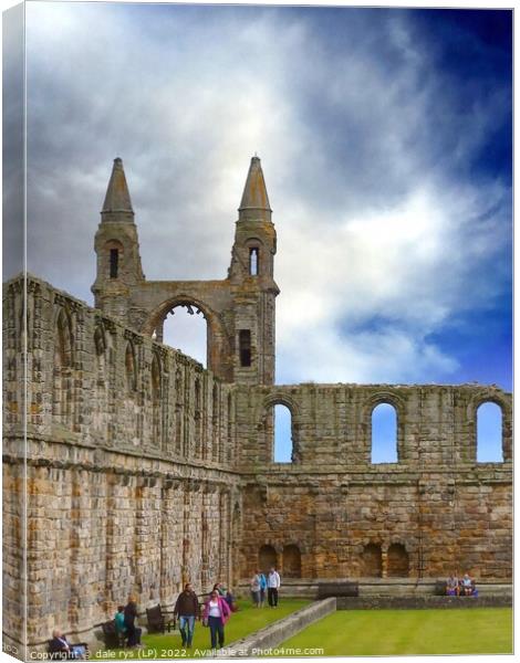 st, andrews cathedral Canvas Print by dale rys (LP)