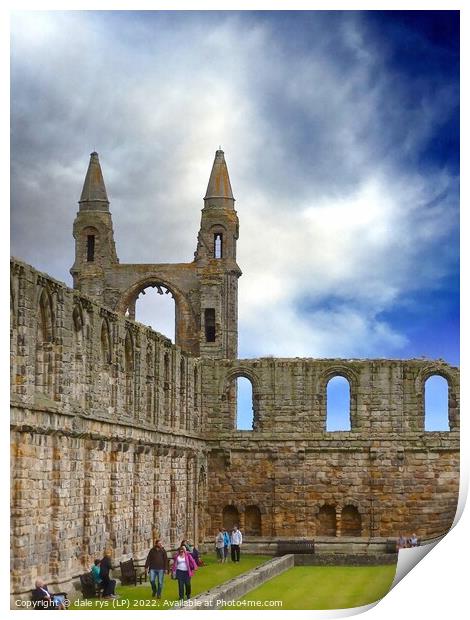 st, andrews cathedral Print by dale rys (LP)