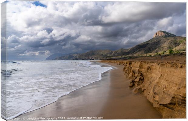 Calblanque Beach Canvas Print by DiFigiano Photography
