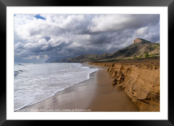 Calblanque Beach Framed Mounted Print by DiFigiano Photography