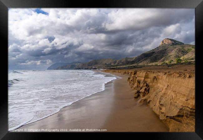 Calblanque Beach Framed Print by DiFigiano Photography