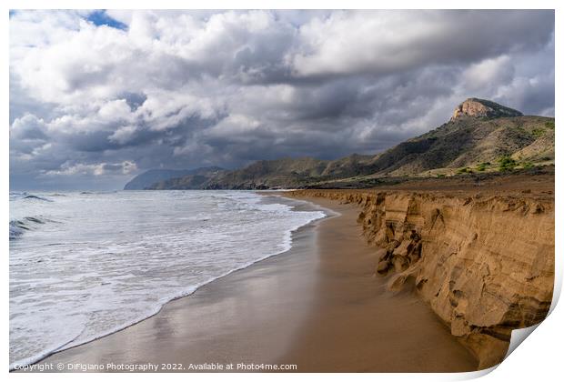 Calblanque Beach Print by DiFigiano Photography