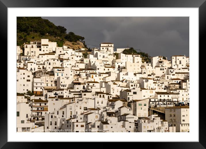 Casares Whitewashed Framed Mounted Print by DiFigiano Photography