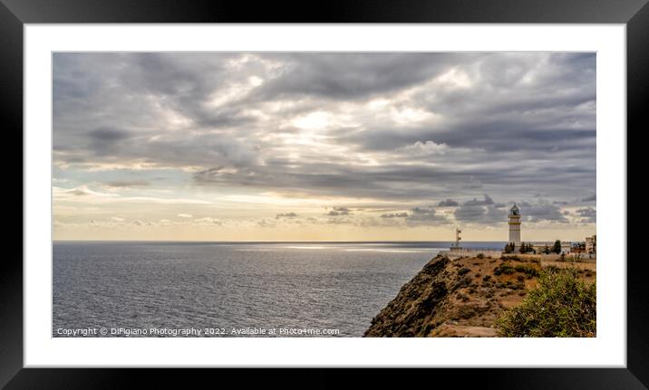 Cabo Sacratif Lighthouse Framed Mounted Print by DiFigiano Photography