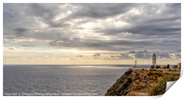 Cabo Sacratif Lighthouse Print by DiFigiano Photography