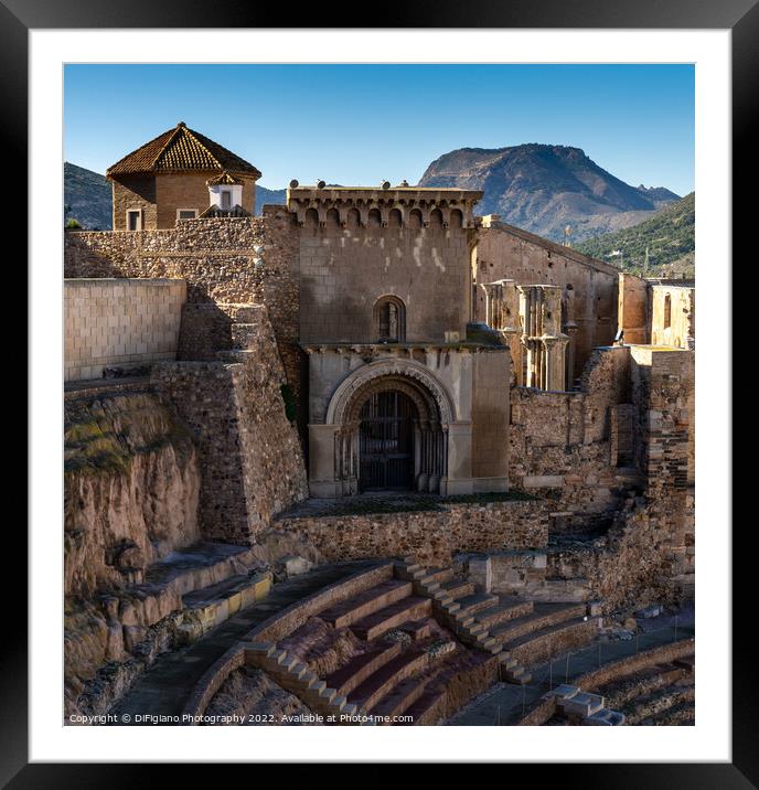 Roman Amphitheater Cartagena Framed Mounted Print by DiFigiano Photography