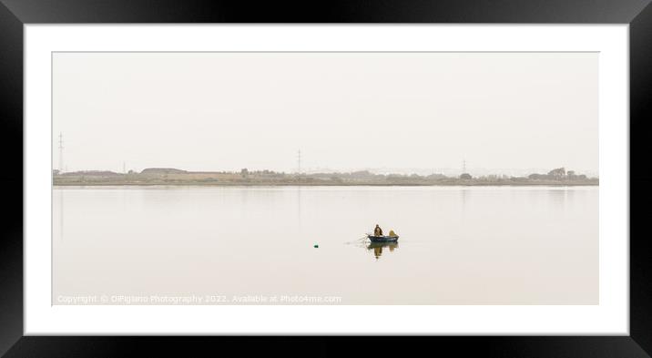 Working the Odiel River Framed Mounted Print by DiFigiano Photography