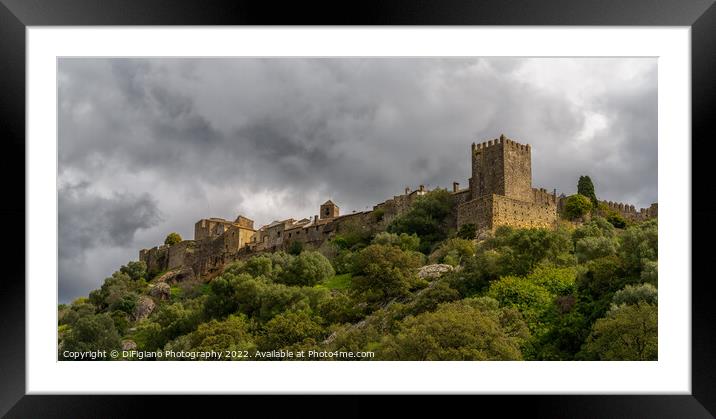 Castillo de Castellar de la Frontera Framed Mounted Print by DiFigiano Photography