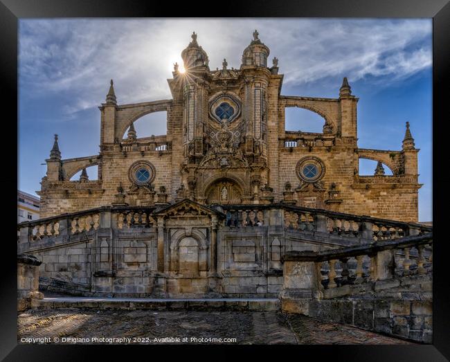 Jerez de la Frontera Cathedral Framed Print by DiFigiano Photography