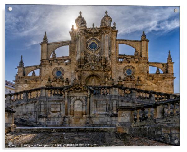 Jerez de la Frontera Cathedral Acrylic by DiFigiano Photography