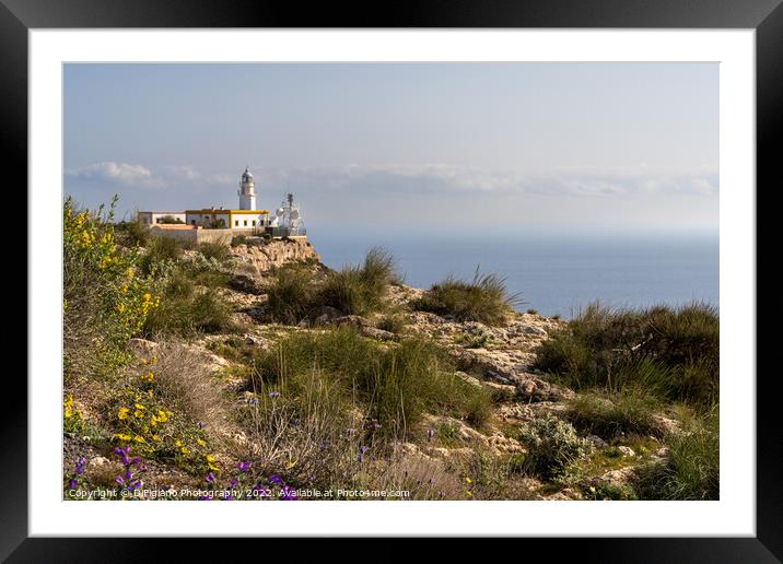 Mesa de Roldan Lighthouse Framed Mounted Print by DiFigiano Photography