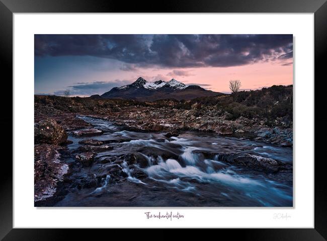 The enchanted waters   Sligachan, Skye, Scotland Framed Print by JC studios LRPS ARPS