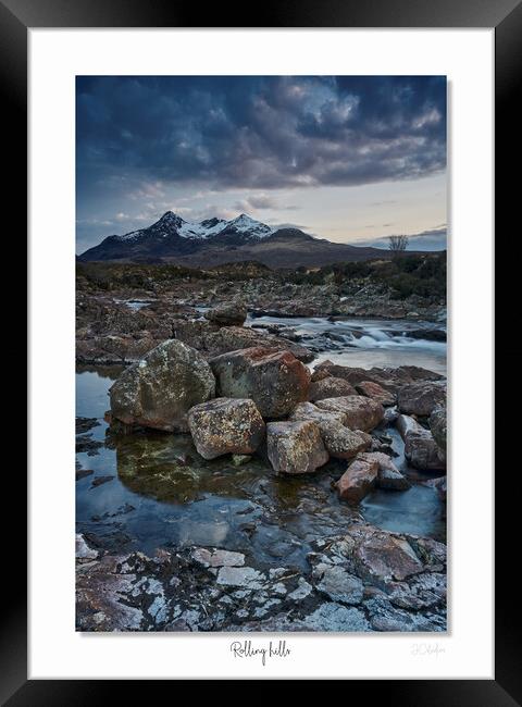 Rolling hills Framed Print by JC studios LRPS ARPS