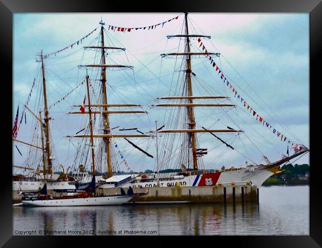 Tall Ships Framed Print by Stephanie Moore