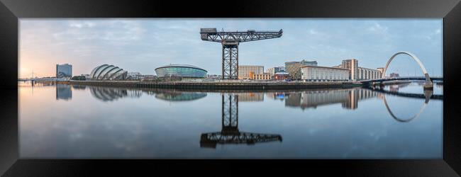 Sunset on the Clyde  Framed Print by Anthony McGeever