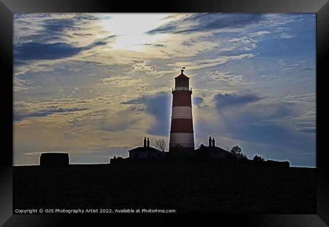 Lighting the Lighthouse Framed Print by GJS Photography Artist