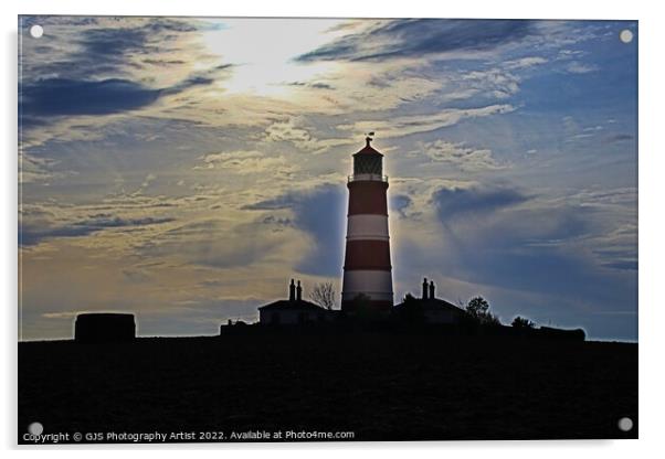 Lighting the Lighthouse Acrylic by GJS Photography Artist