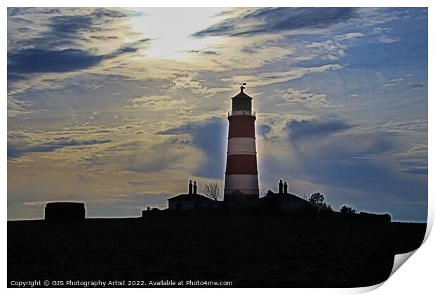 Lighting the Lighthouse Print by GJS Photography Artist