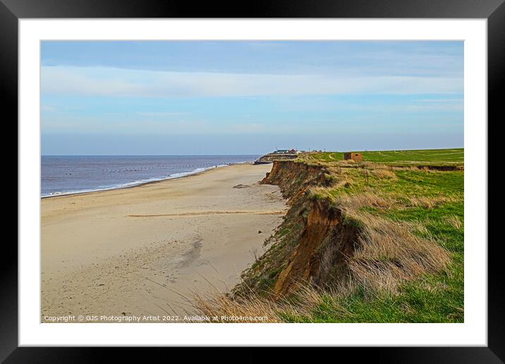 Along The Cliffs Framed Mounted Print by GJS Photography Artist