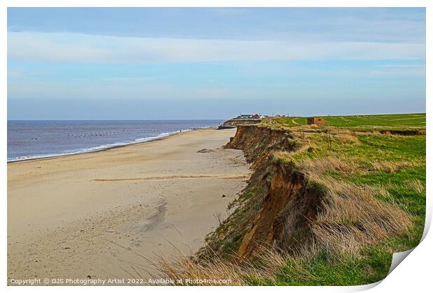 Along The Cliffs Print by GJS Photography Artist