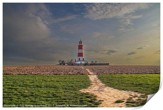 Path to the Lighthouse Print by GJS Photography Artist