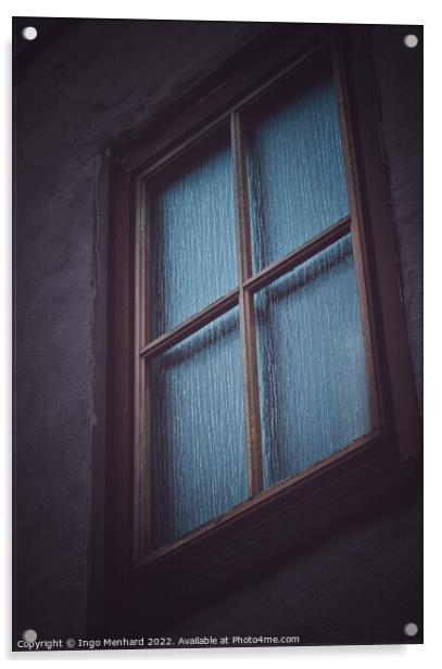 The classic wooden window Acrylic by Ingo Menhard