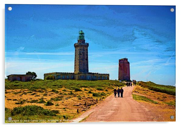Lighthouses of Cap Frehel - C1506-1568-WAT Acrylic by Jordi Carrio