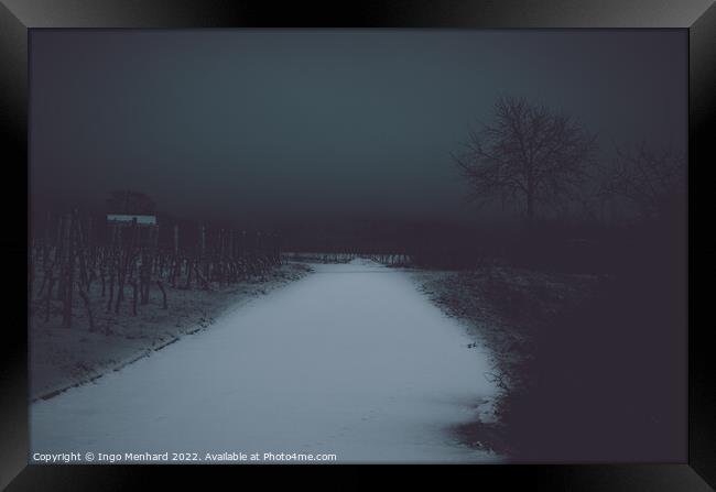 Into the darkness Framed Print by Ingo Menhard