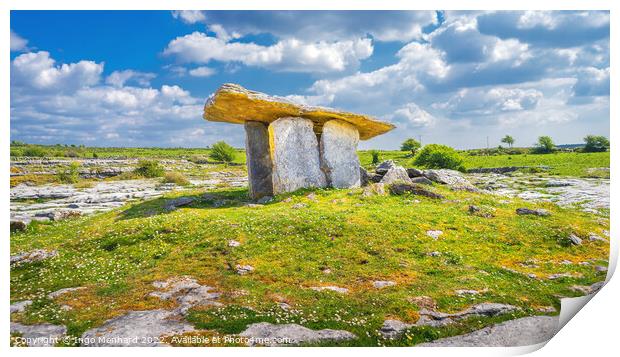 Poll na mBrón - The hole of the millstone Print by Ingo Menhard