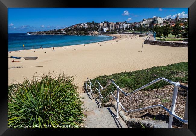 Coogee Beach, Sydney, New South Wales, Australia Framed Print by Kevin Hellon