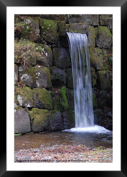 waterfalls in Nikko Framed Mounted Print by Jonah Anderson Photography