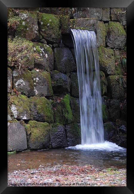 waterfalls in Nikko Framed Print by Jonah Anderson Photography