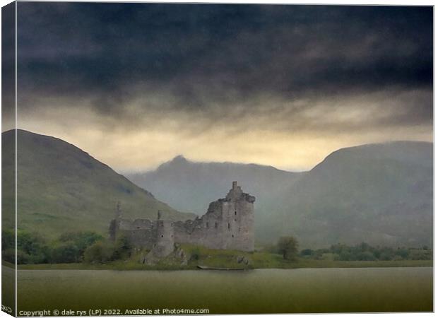 kilchurn castle  argyll and bute Canvas Print by dale rys (LP)