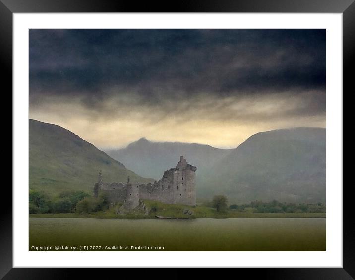 kilchurn castle  argyll and bute Framed Mounted Print by dale rys (LP)