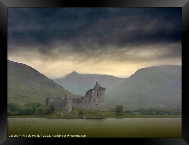kilchurn castle  argyll and bute Framed Print by dale rys (LP)