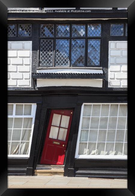 Crooked House Canterbury Kent Framed Print by Pearl Bucknall
