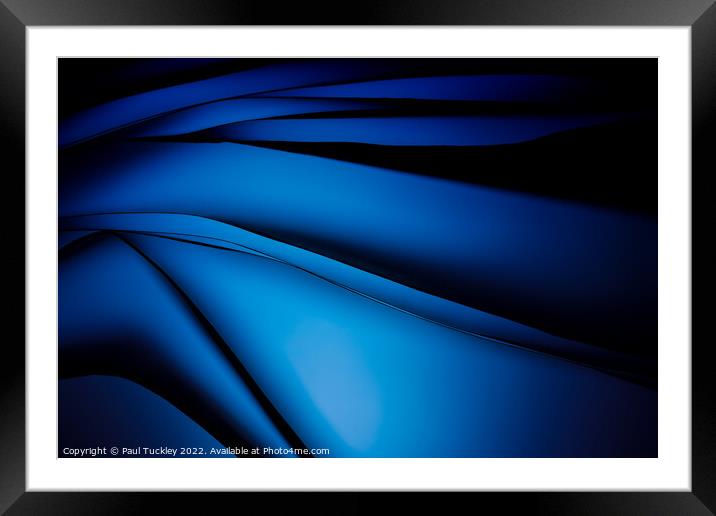 Shades of Blue  Framed Mounted Print by Paul Tuckley