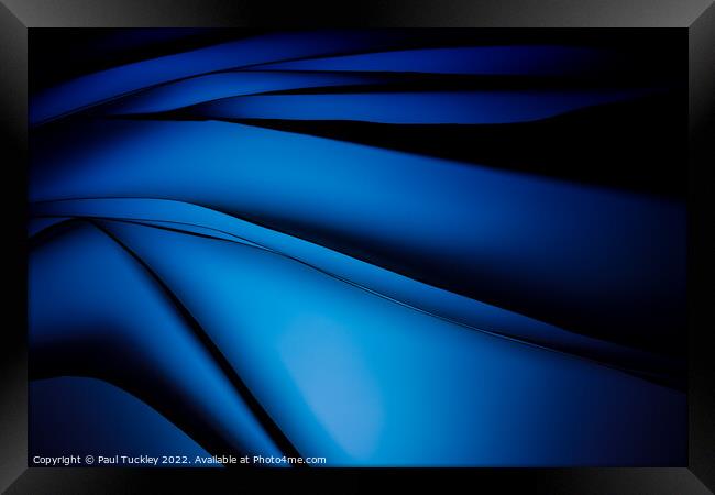 Shades of Blue  Framed Print by Paul Tuckley