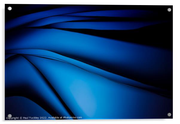 Shades of Blue  Acrylic by Paul Tuckley