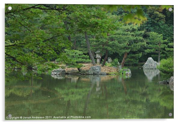 Kyoko-chi mirror pond Kyoto Acrylic by Jonah Anderson Photography