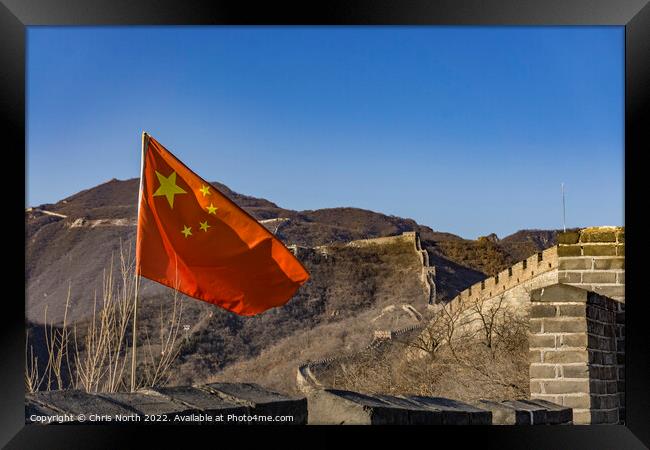 Great Wall of China  Framed Print by Chris North