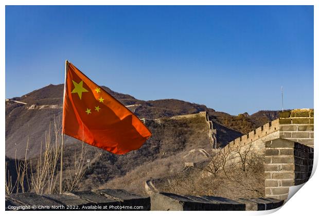 Great Wall of China  Print by Chris North