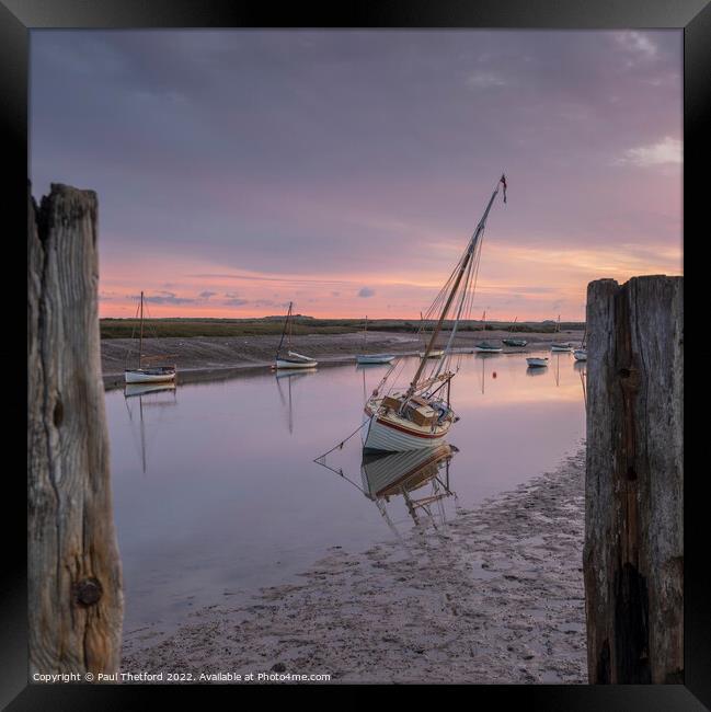Low tide Framed Print by Paul Thetford