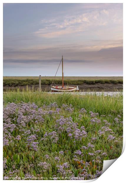 Blakeney Marsh Print by Paul Thetford