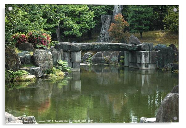 Ninomaru Garden pond Nijo-jo Acrylic by Jonah Anderson Photography