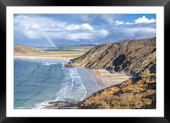 Rainbow's Secluded Haven Framed Mounted Print by jim Hamilton