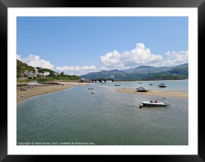 Barmouth Harbour Framed Mounted Print by Mark Storey
