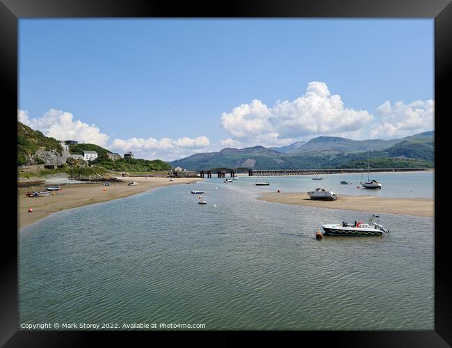 Barmouth Harbour Framed Print by Mark Storey